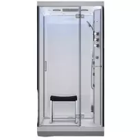 Garinė Dušo Kabina AMUE-H1000-13R Balta 100x100x217 cm.
