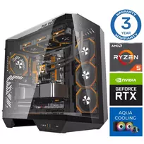 INTOP AQUA Ryzen 5 7600X 64GB DDR5 1TB SSD M.2 NVME RTX5070 12GB no-OS