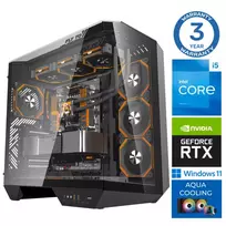 INTOP AQUA i5-14400F 64GB DDR5 1TB SSD M.2 NVME RTX5070Ti 16GB  WIN11Pro
