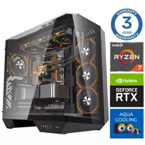 INTOP AQUA Ryzen 7 7700X 16GB DDR5 1TB SSD M.2 NVME RTX5070 12GB no-OS