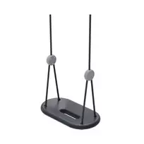 Ergonominės pakabinamos sūpynės, antracito