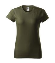 Moteriški Marškinėliai MALFINI Basic 134 Military, 160g/m2