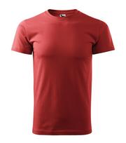 Vyriški Marškinėliai MALFINI Basic 129 Burgundy, 160g/m2