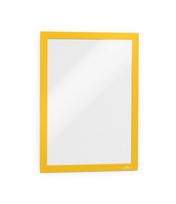 Rėmelis dokumentams DURABLE DURAFRAME, A4, (pak. -2 vnt.), geltonas