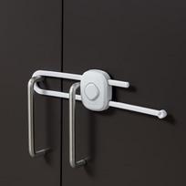 Safety 1st apsauga spintelės durims su slaptu mygtuku "Slide Lock"