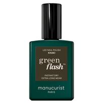 MANUCURIST Green Flash Led Nail Polish Khaki 15ml
