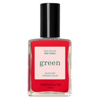 MANUCURIST Green Nail Polish Red Coral 15ml