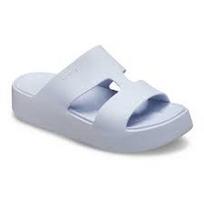 Crocs™ Getaway Platform H-Strap šlepetės (Žydros) - 39,5