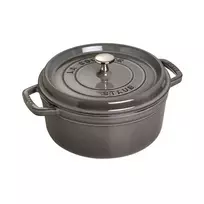 STAUB Apvalus ketaus puodas 40500-246-0 3,8l grafitas