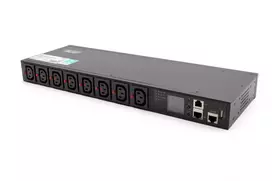 SMART PDU 1U Power Strip, IEC320 C20 16A/250V Power Socket, 8x C13, 16A Sockets