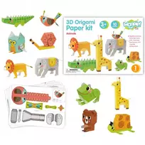 Kūrybinis Origami 3D „pasidaryk pats“ Rinkinys WOOPIE ART&FUN 10 Gyvūnų