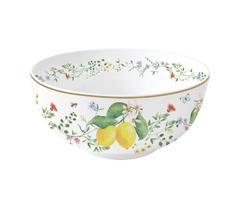 EASY LIFE porcelianinis dubuo "Fleurs et citrons", Ø 15 cm