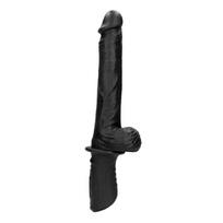 Ouch! Handheld Liquid Silicone Vibrating and Thrusting Dildo Automatinis falo imitatorius