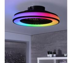 Kanlux 38034- LED RGBW Pritemdomas šviestuvas su ventiliatoriumi PLAVE 48W/230V 3000/4000/6500K+RC