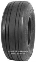Padanga 42x17R18 (16.5/70-18) Michelin 26PR 175A8 TL (restauruota), 42x17 R18