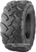 Padanga 600/55R26.5 IMP AR833 Advance 165D/175A8  TL,  600/55 R26.5