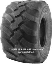 Padanga 710/45R22.5 IMP AR833 Advance 165D/175A8 TL,  710/45 R22.5