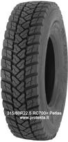 Padanga 315/80R22.5 RC700 Plus Petlas 156/150K TL M+S 3PMSF,  315/80 R22.5