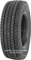 Padanga 245/70R17.5 GRD2 Advance 16PR 136/134M TL M+S 3PMSF (gal.),  245/70 R17.5