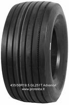 Padanga 435/50R19.5 GL251T Advance 20PR 160J TL M+S 3PMSF (tr.),  435/50 R19.5