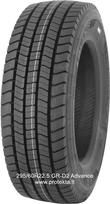 Padanga 295/60R22.5 GRD2 Advance 18PR 150/147K TL M+S 3PMSF (gal.),  295/60 R22.5