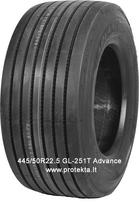 Padanga 445/50R22.5 GL251T Advance 20PR 161L TL M+S,  445/50 R22.5