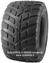 Padanga 620/40R22.5 AR835 (Steel belted)  Advance 154D TL,  620/40 R22.5
