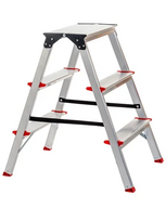 Kopėčios dvipusės buitinės 3 pakopų, 56 cm
