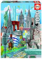 Dėlionė (puzzle) 1000 NEW YORK, CARLO STANGA 14-99metų