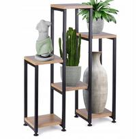 6 lygių metalinis gėlių stovas VILDE - 49 x 18 x 70 cm