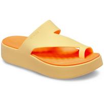Crocs™ GETAWAY PLATFORM TOE LOOP šlepetės (Persikas) - 36,5