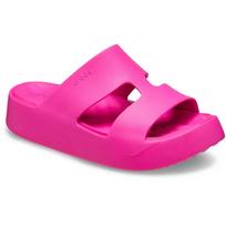 Crocs™ Getaway Platform H-Strap šlepetės (Rožinės) - 39,5