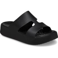 Crocs™ Getaway Platform H-Strap šlepetės (Juodos) - 42,5