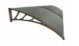Stogelis virš durų Metal-gum, 200x100 cm, rudas