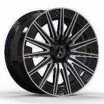 Ratlankis RACINGLINE FLB005 R19x8.5 5x112 ET 35.5 CB 66.6 (Black Polished) (750 kg)