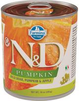 FARMINA N&D Pumpkin Boar & Apple konservai su šerniena ir obuoliais 285 g