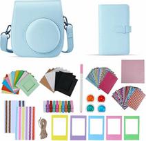 TONYLAIJIANTAO Instant Camera Mini 11/12 Priedai, suderinami su "Fujifilm Instax" juostiniu fotoaparatu, įskaitant krepšį / albumą / filtrą / filmo rėmelį / ribinį lipduką. (mėlyna)