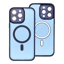 VARIETE MAG COVER Case compatible with MagSafe for IPHONE 12 PRO in navy blue