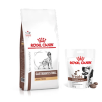 ROYAL CANIN Fibre Response Gastrointestinal 14kg + Royal Canin Dog Gastrointestinal Treats 230g