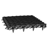 Žolės-vejos korys SG1, 50 x 50 x 3.6 cm, juodos spalvos