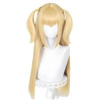 MisaMisa Cosplay Perukas Anime Death Note Cosplay Misa Amane Auksiniai Ilgi Karščiui Atsparūs Plaukų Perukai One Size