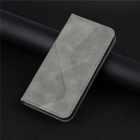 Prabangus atverčiamas magnetinis telefono dėklas, skirtas „Samsung Galaxy XCover 6 Pro“, „XCover 5 4 4s 6Pro“ dėklui. XCover 6 Pro pilka spalva