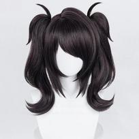 Žaidimo Ame Angel-chan Cosplay Perukas Rain Trumpas Juodas Dvigubos Kasos Karščiui Atsparus Sintetinis Plaukas OMG Kawaii Anime Perukai + Peruko Kepuraitė One Size