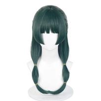 Anime Maomao Cosplay Perukas Ilgas Tamsiai Žalias Galvos Odos Perukas Karščiui Atsparus Sintetinis Plaukas Vakarėlis Unisex Perukai + Peruko Kepuraitė One Size