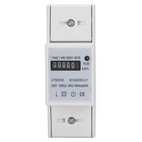 XTM35S 220 V skaitmeninis 2P DIN bėgelio elektros skaitiklis elektroninis kWh skaitiklis