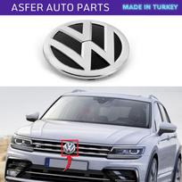 Priekinių grotelių emblema Volkswagen Caddy Mk4 2015-2020 Tiguan Mk2 Touareg 2016 Po OEM 2K5853600