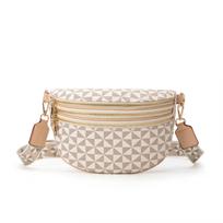 Crossbody Bag Printed Women's Bag All-in-one Shoulder Bag Wide Strap Casual Crossbody Bag Large Capacity Combination Chest Bag