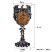 Ledo ir ugnies kronikos, kūrybinė taurė, vyno taurės, 220 ml, geriausia dovana 101-200ml