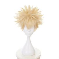 Bakugou Katsuki Bakugo Cosplay Perukas Trumpas Lininis Šviesus Karščiui Atsparus Sintetinis Plaukas Anime Cosplay Perukai + Peruko Kepuraitė One Size