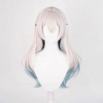 Aukštos kokybės Honkai Star Rail Firefly Cosplay perukas 67cm ilgio tiesus karščiui atsparus sintetiniai plaukai Anime Cosplay perukai + peruko kepuraitė One Size